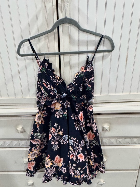Free People Dresses & Skirts - Free People Navy Floral Print Dress